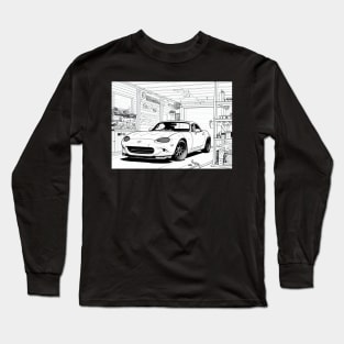 Miata / Mazda outline Long Sleeve T-Shirt